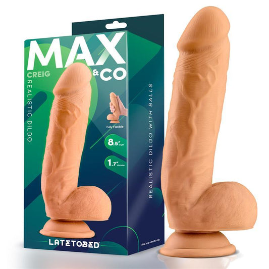 Dildo Realista Con Testículos NATURAL MAX & CO CREIG