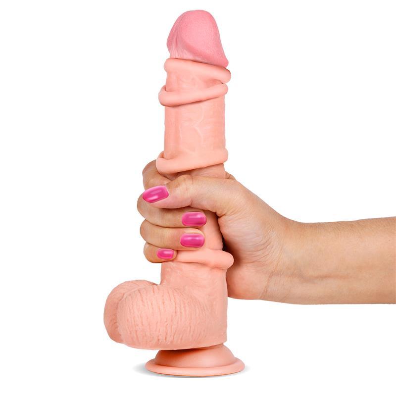 Dildo Realista DUAL LAYER RETRÁCTIL Y ORIENTABLE LIKETRUE SLIDY