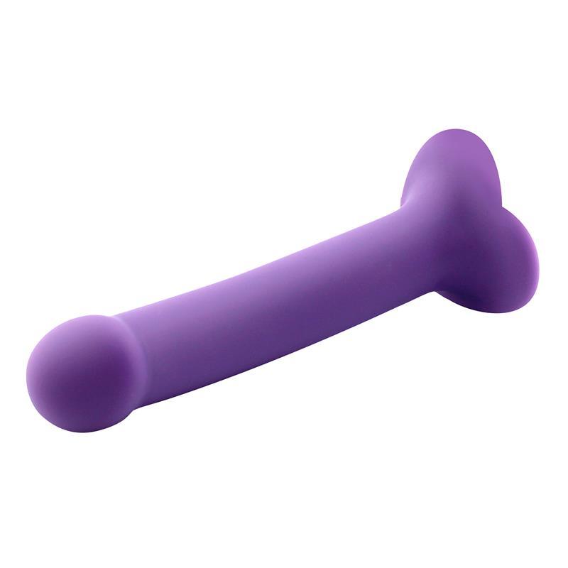 Dildo Silicona Hiper Flexible Talla L Púrpura ACTION BOUNCY - Quarto Secret