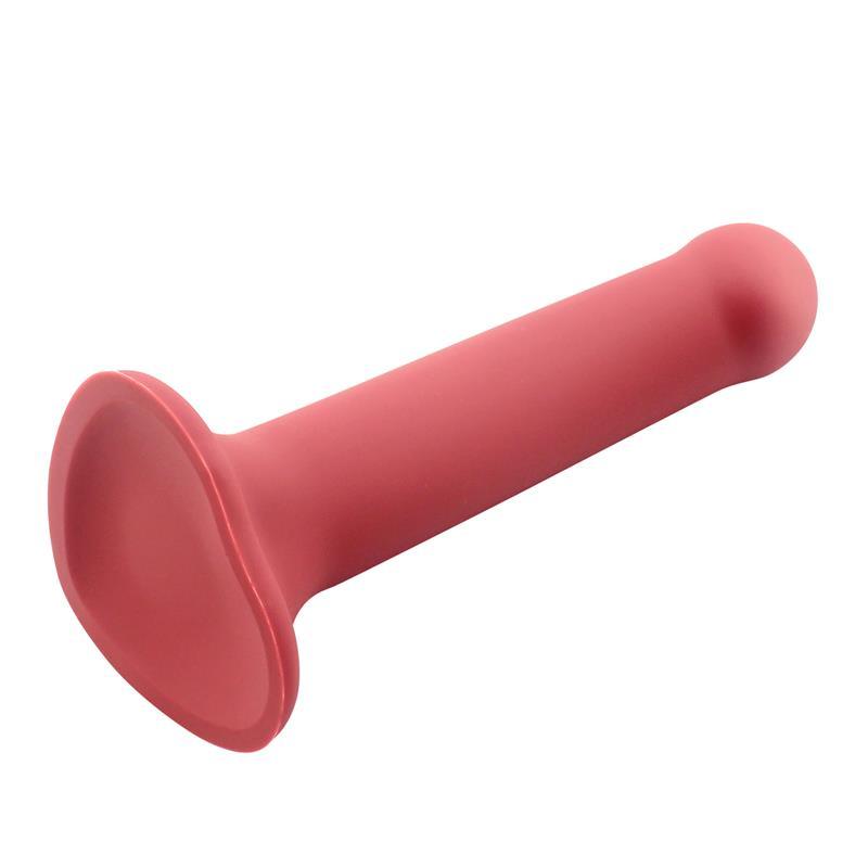 Dildo Silicona Liquida Flexible BURGUNDY ACTION BOUNCY