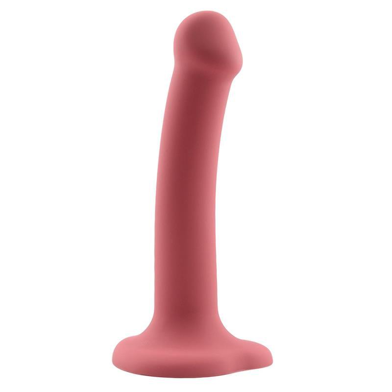 Dildo Silicona Líquida Flexible BURGUNDY ACTION BOUNCY