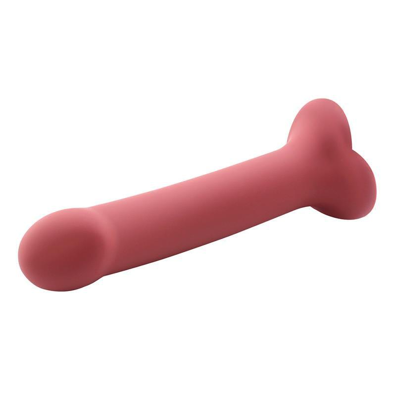 Dildo Silicona Liquida Flexible BURGUNDY ACTION BOUNCY