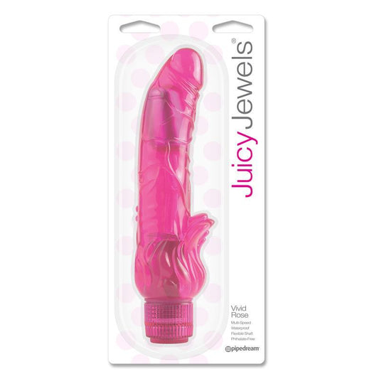 Dildo Vibrador Femenino JUICY JEWELS VIVID ROSE