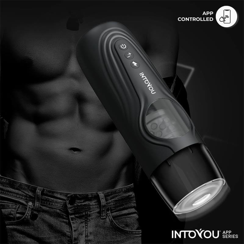Masturbador masculino inteligente EGOR con empuje, rotación y app