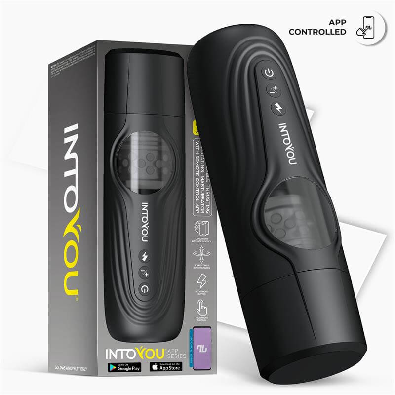 Masturbador masculino inteligente EGOR con empuje, rotación y app