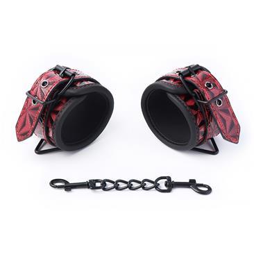 Esposas Acolchadas Ajustables Bondage DIAMOND CUERO VEGANO