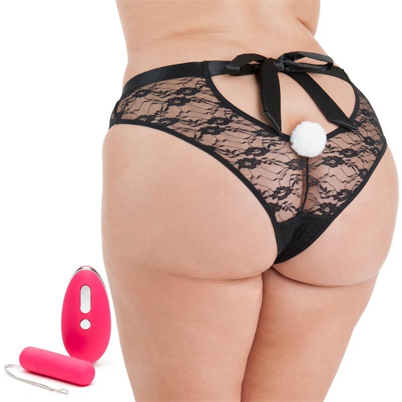 Estimulador Braguita Grande Control Remoto ROSA HAPPY RABBIT
