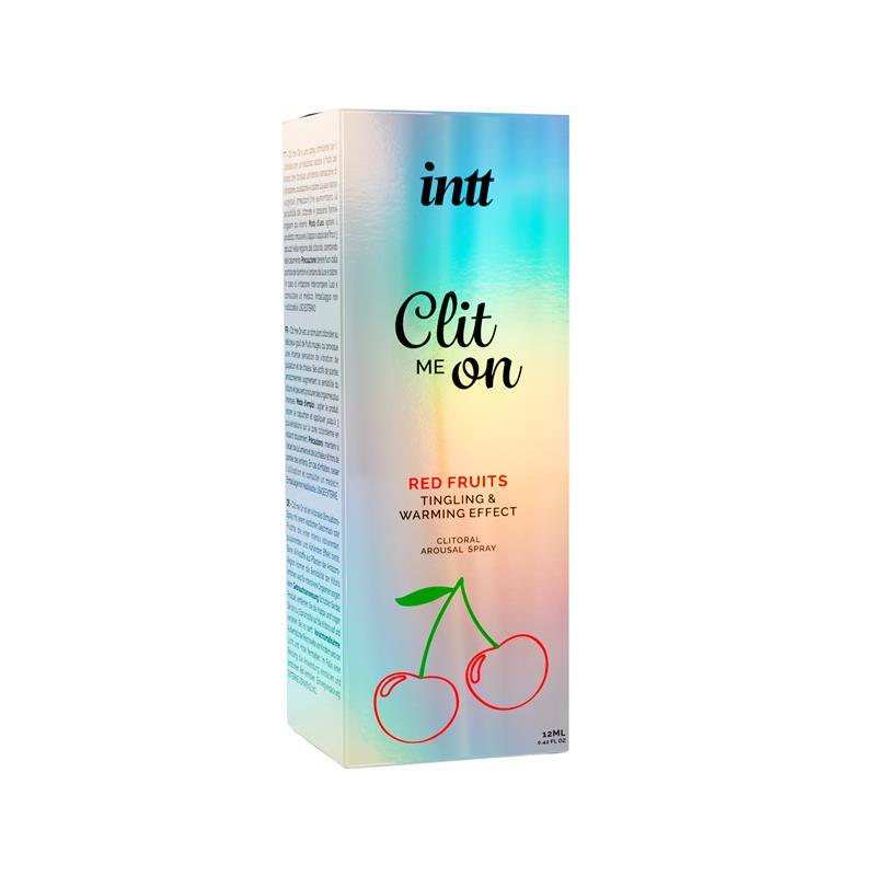 Estimulador Clítoris Frutos rojos En Spray CLIT ME ON INTT - Quarto Secret