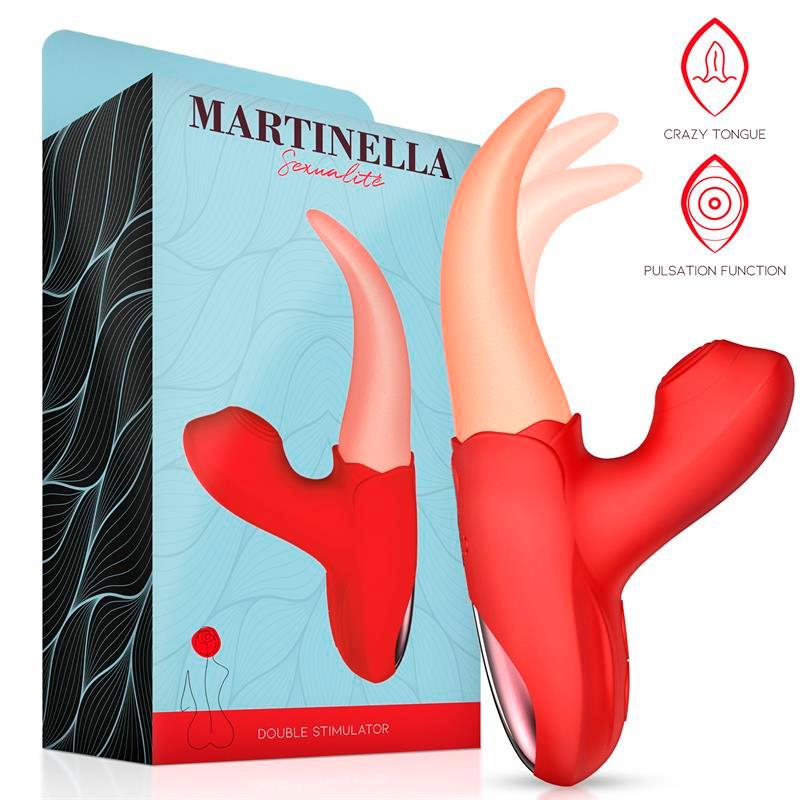 INTOYOU Martinella | Estimulador Doble con Lengua y Pulsación