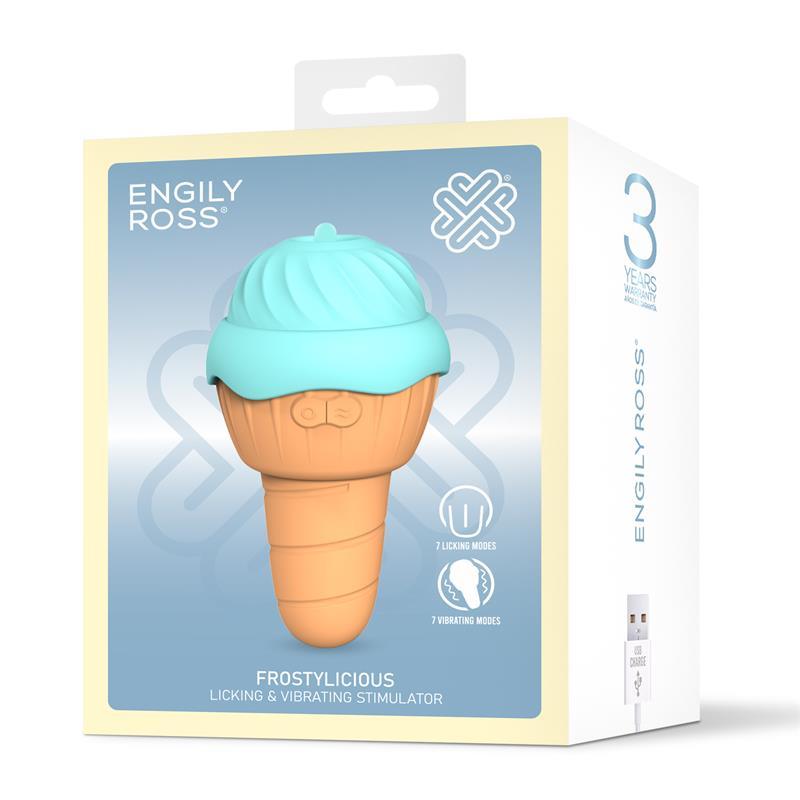Estimulador Femenino con Lengua y Vibración ENGILY ROSS FROSTYLICIOUS