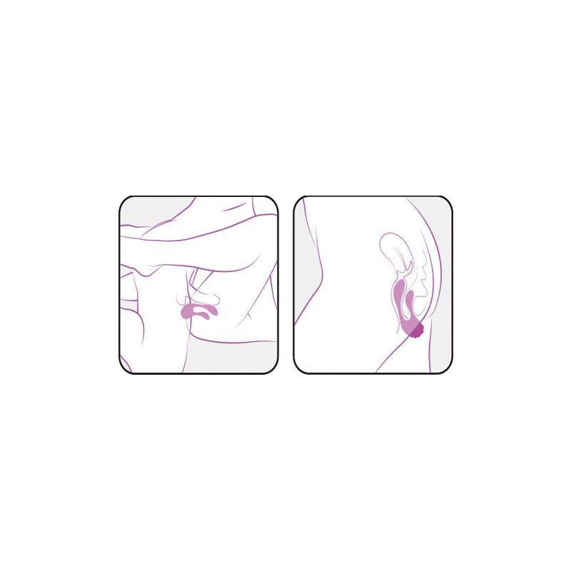 Estimulador Femenino Couple Secrets + Control LRS SILICONA ADRIEN LASTIC