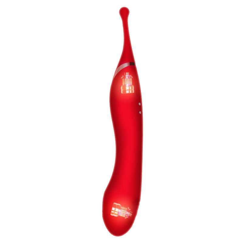 Estimulador Femenino Doble Vibrador de Punto y Doble Pulsación USB INTOYOU ONAX