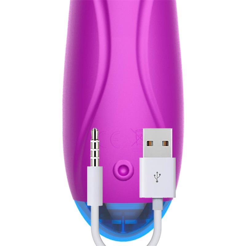 Estimulador Femenino Luz Led SILICONA USB ACTION NO. TWELVE