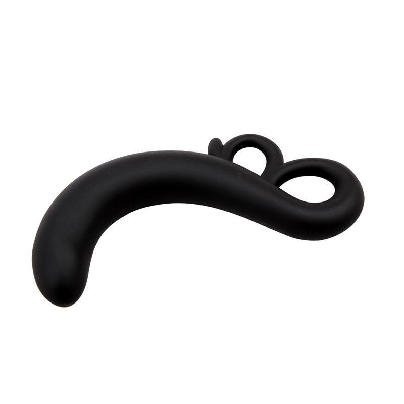 Estimulador Punto G TWO - FINGER SILICONA NEGRO CHISA