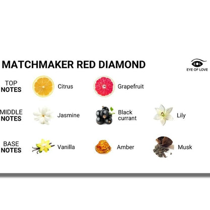 EYE OF LOVE - MATCHMAKER RED DIAMOND Perfume Feromonas Para Ella FEROMONAS 30 ML