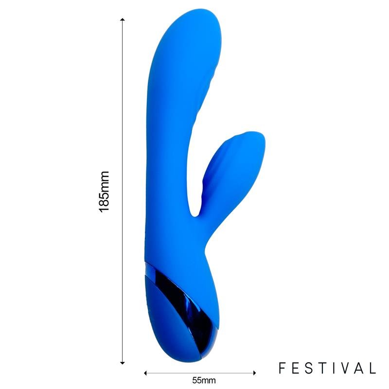 FESTIVAL MARNA Vibrador Femenino Clítoris USB AZUL