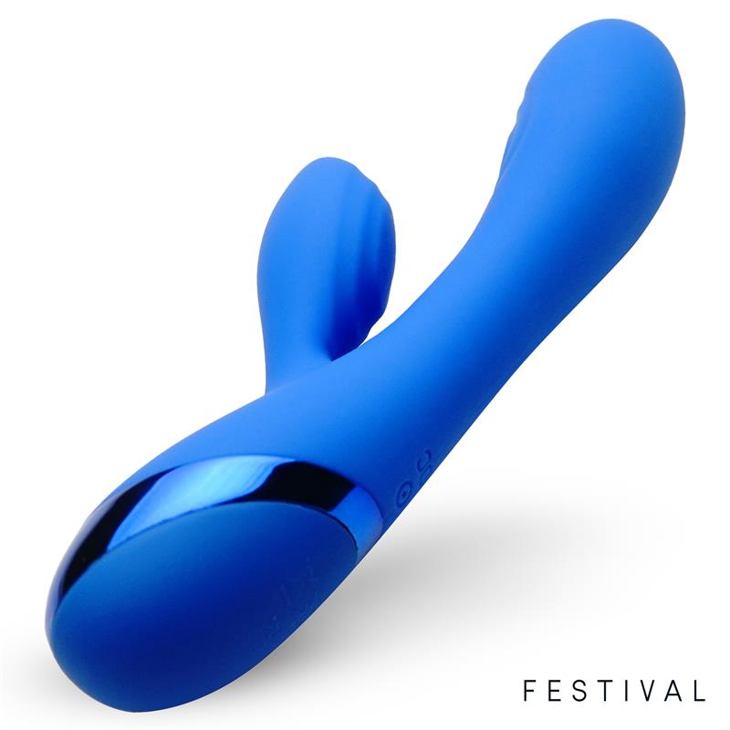 FESTIVAL MARNA Vibrador Femenino Clítoris USB AZUL