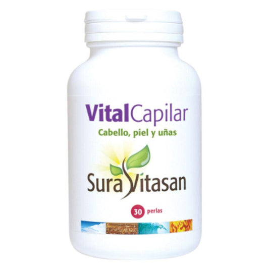 Fortalecedor capilar Vital Capilar 30 Perlas Sura Vitasan