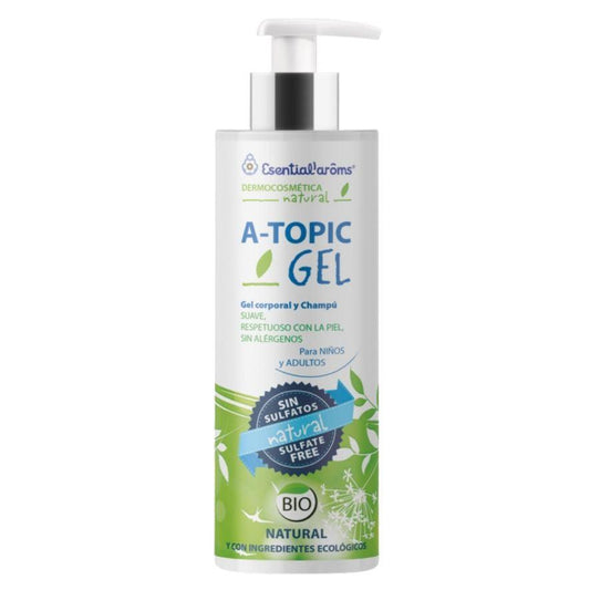 Gel y Champu Pieles Atopicas Adultos y Niños Bio 400ml Esential Aroms