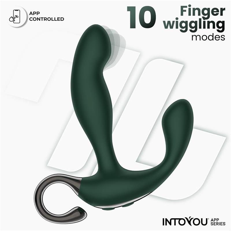 Masajeador Prostático con App y Finger Wiggling de INTOYOU Greeny