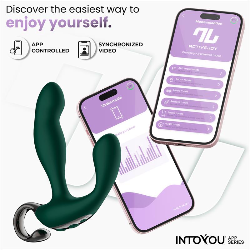 Masajeador Prostático con App y Finger Wiggling de INTOYOU Greeny