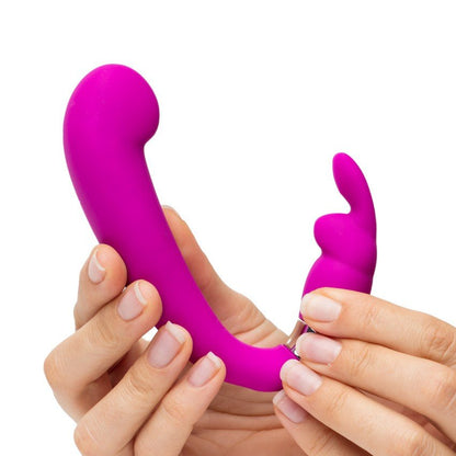 HAPPY RABBIT G - SPOT Vibrador Conejito Clitoris y Punto G CURVE MINI VIBE