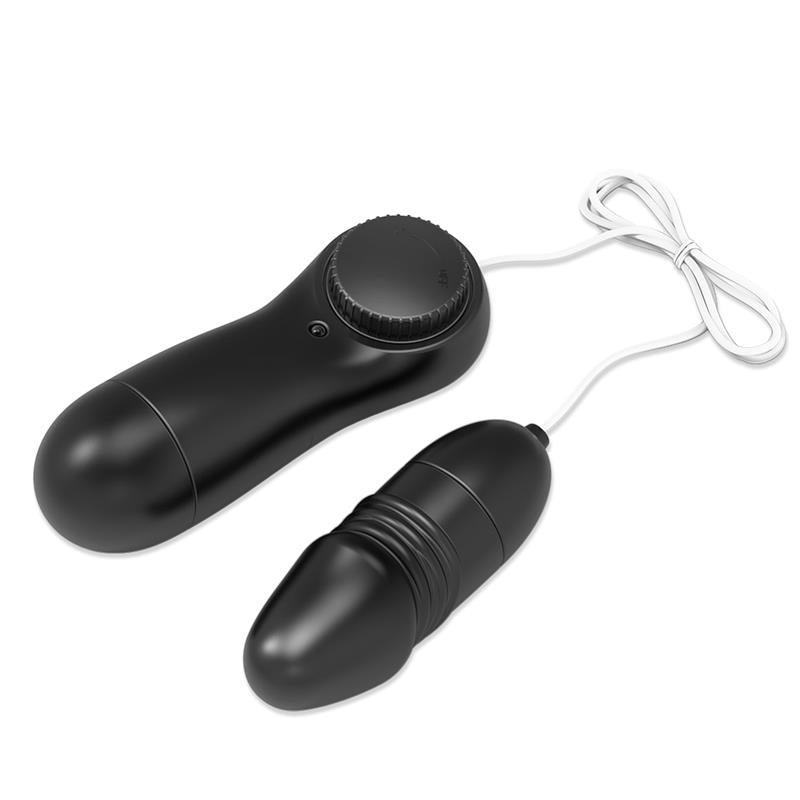 Huevo Vibrador Control Remoto Negro FLUÏD LAARY - Quarto Secret