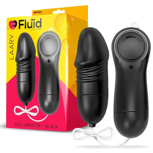 Huevo Vibrador Control Remoto Negro FLUÏD LAARY