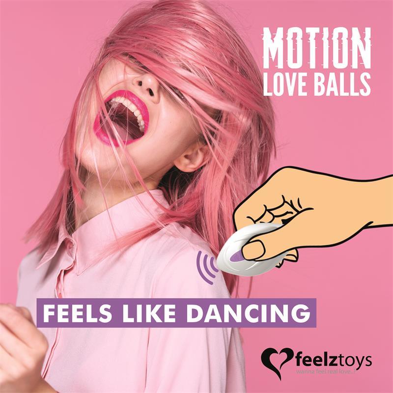 Huevo Vibrador Femenino Motion Love Balls Foxy Púrpura de Feelztoys - Quarto Secret