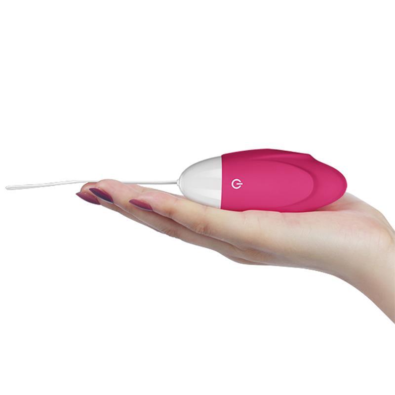 Huevo vibrador iJoy con control remoto USB rosa LoveToy