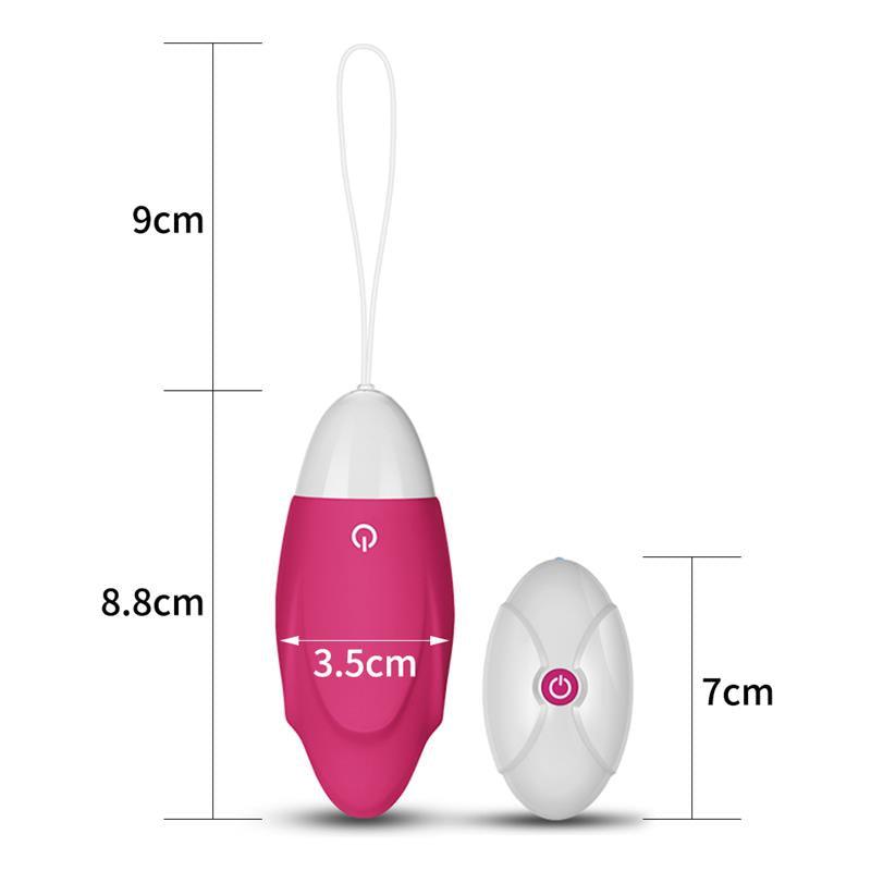 Huevo vibrador iJoy con control remoto USB rosa LoveToy