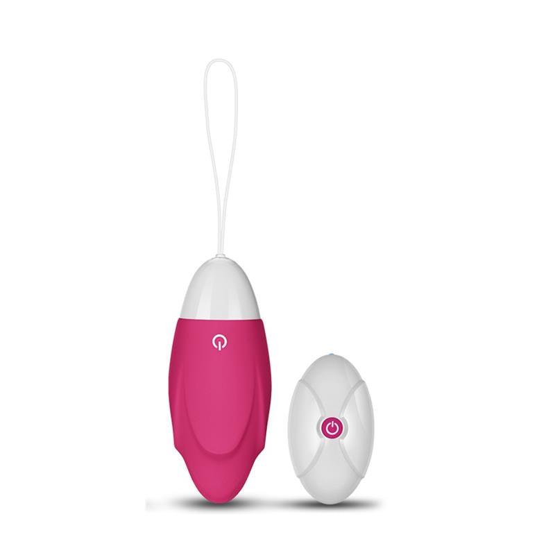 Huevo vibrador iJoy con control remoto USB rosa LoveToy