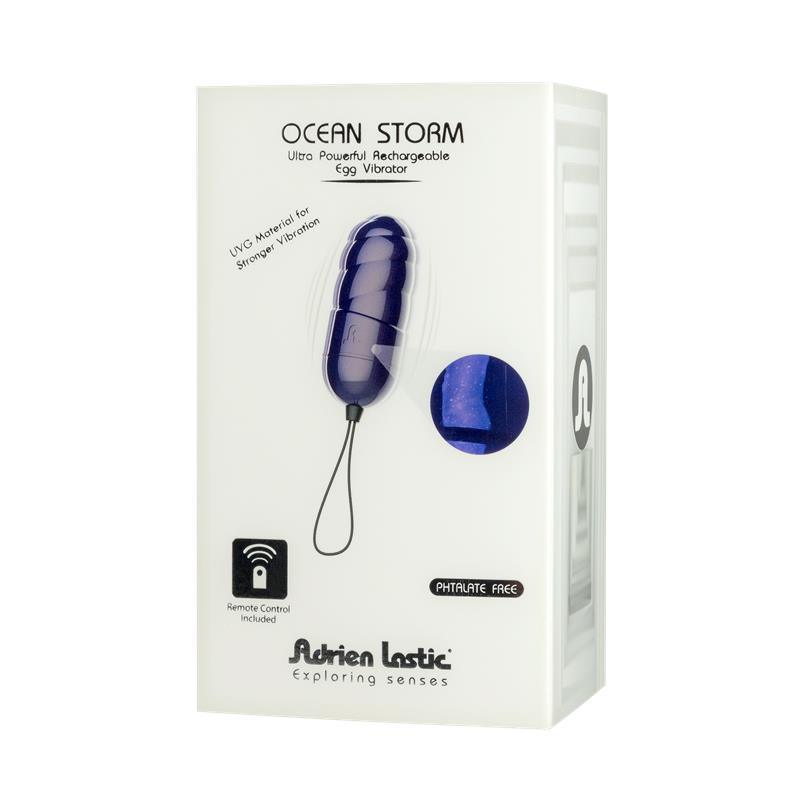 Huevo Vibrador OCEAN STORM + CONTROL LRS ADRIEN LASTIC