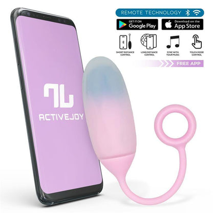 INTOYOU APP SERIES Huevo Vibrador Con Silicona Doble Capa Degradado