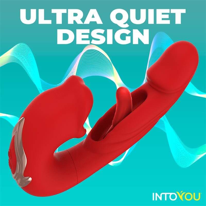 INTOYOU APP SERIES Mouty Vibrador con Función de Mordisqueo y Flipping con App