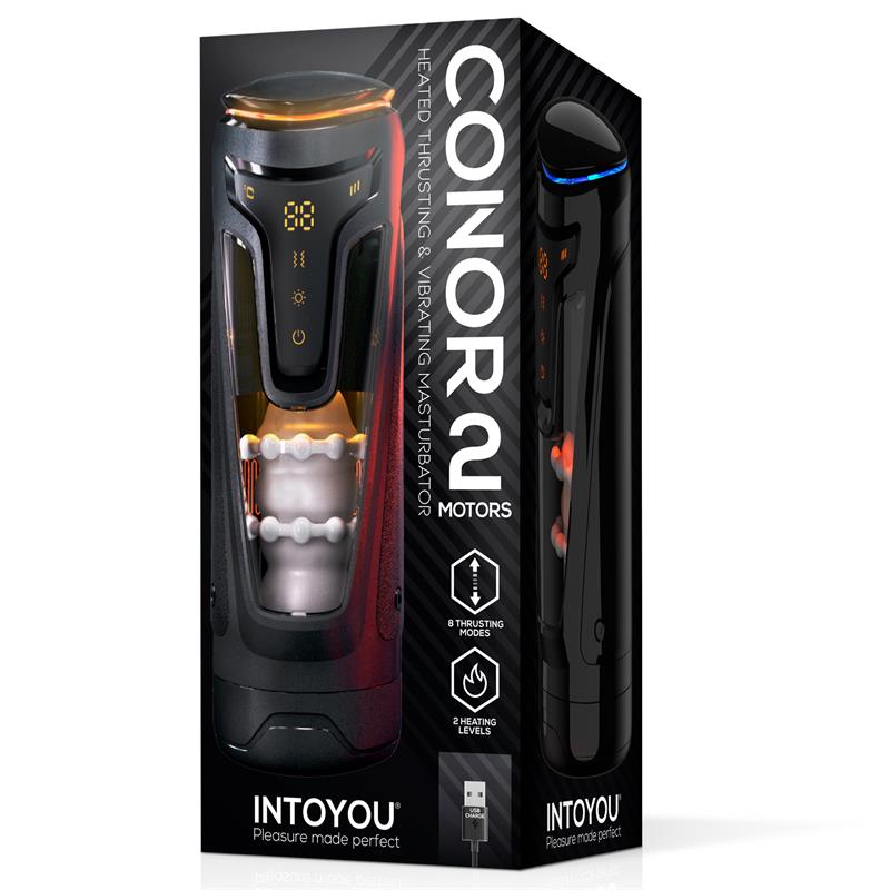 INTOYOU CONOR Masturbador Masculino THRUSTING, VIBRACIÓN Y CALOR