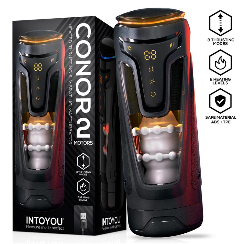 INTOYOU CONOR Masturbador Masculino THRUSTING, VIBRACIÓN Y CALOR