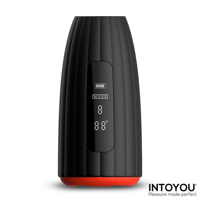 INTOYOU KARTER Masturbador Avanzado Vibración, Calor y Pantalla Digital
