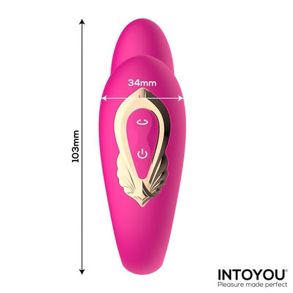 INTOYOU LANTY Vibrador Para Parejas Con Oscilación 360º Y Control Remoto