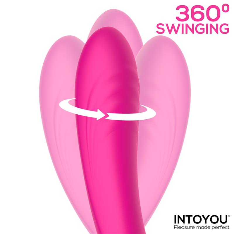 INTOYOU LANTY Vibrador Para Parejas Con Oscilación 360º Y Control Remoto