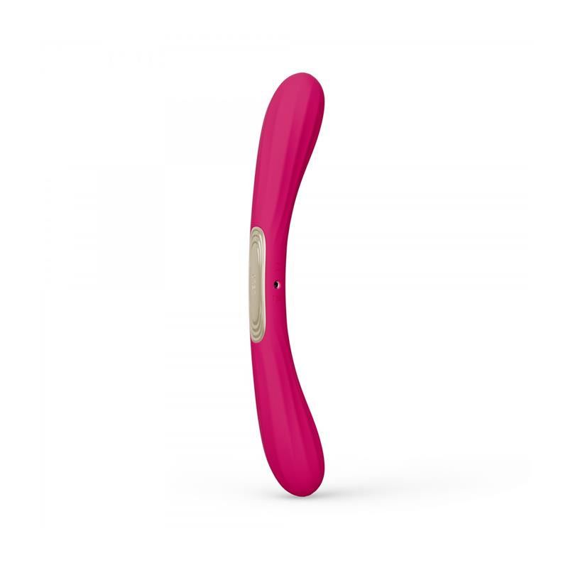 LELO BOOMERANG™ Cerise vibrador para parejas con doble motor y control mediante App