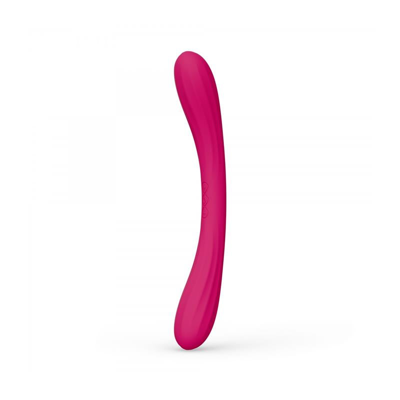 LELO BOOMERANG™ Cerise vibrador para parejas con doble motor y control mediante App