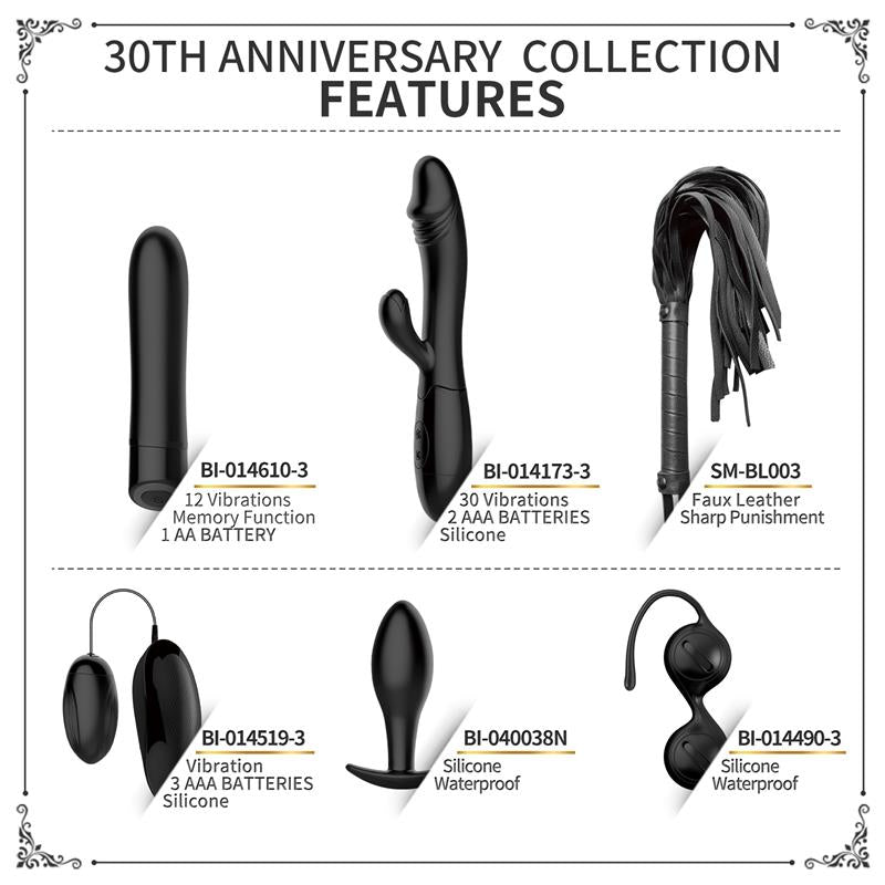 Kit de Regalo Clásico 30º Aniversario - Productos Exclusivos BDSM