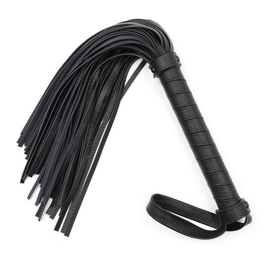 LATETOBED BDSM LINE FLOGGER CLÁSICO NEGRO - Quarto Secret