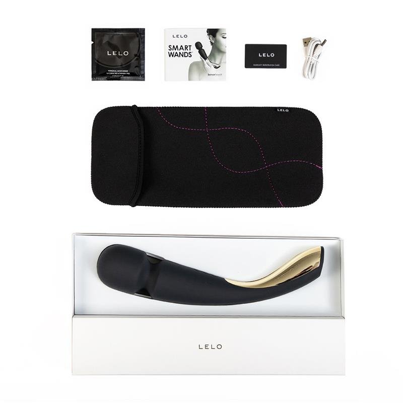 LELO Masajeador Femenino Smart Wand 2 Grande Negro