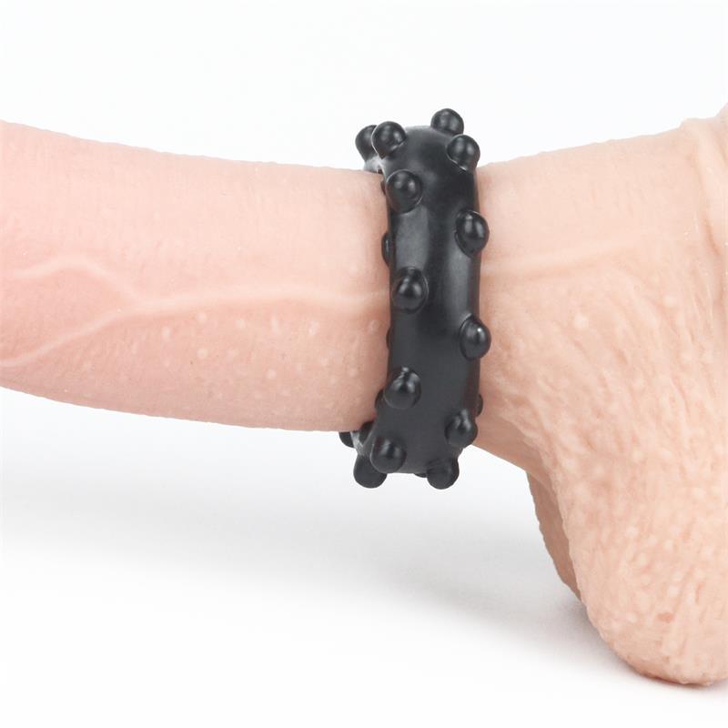 LOVETOY Anillo Para El Pene POWER PLUS NEGRO