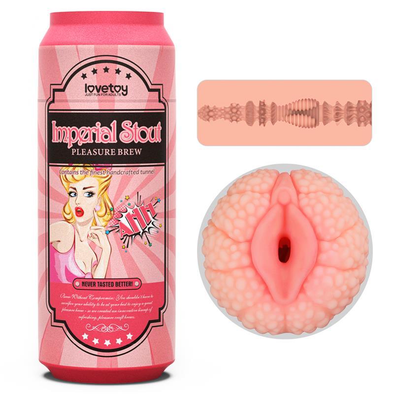 LOVETOY Lata Masturbador Vagina IMPERIAL STOUT - Quarto Secret