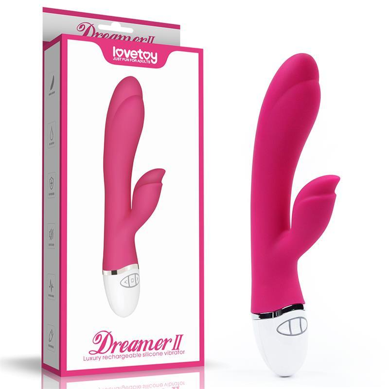 LOVETOY Vibrador Femenino DREAMER II USB ROSE RED