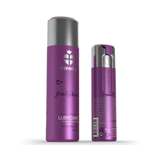 LUBRICANTE FRAMBUESA Y ACELGA ROJA SWEDE FRUITY LOVE