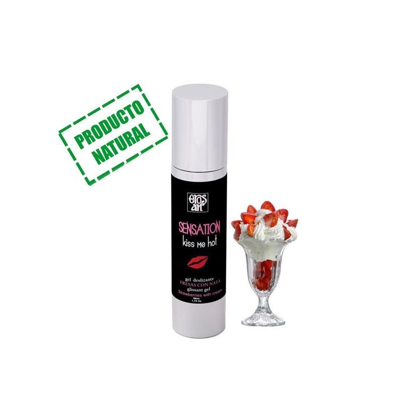 LUBRICANTE SENSATION FRESAS CON NATA EROSART EROSART
